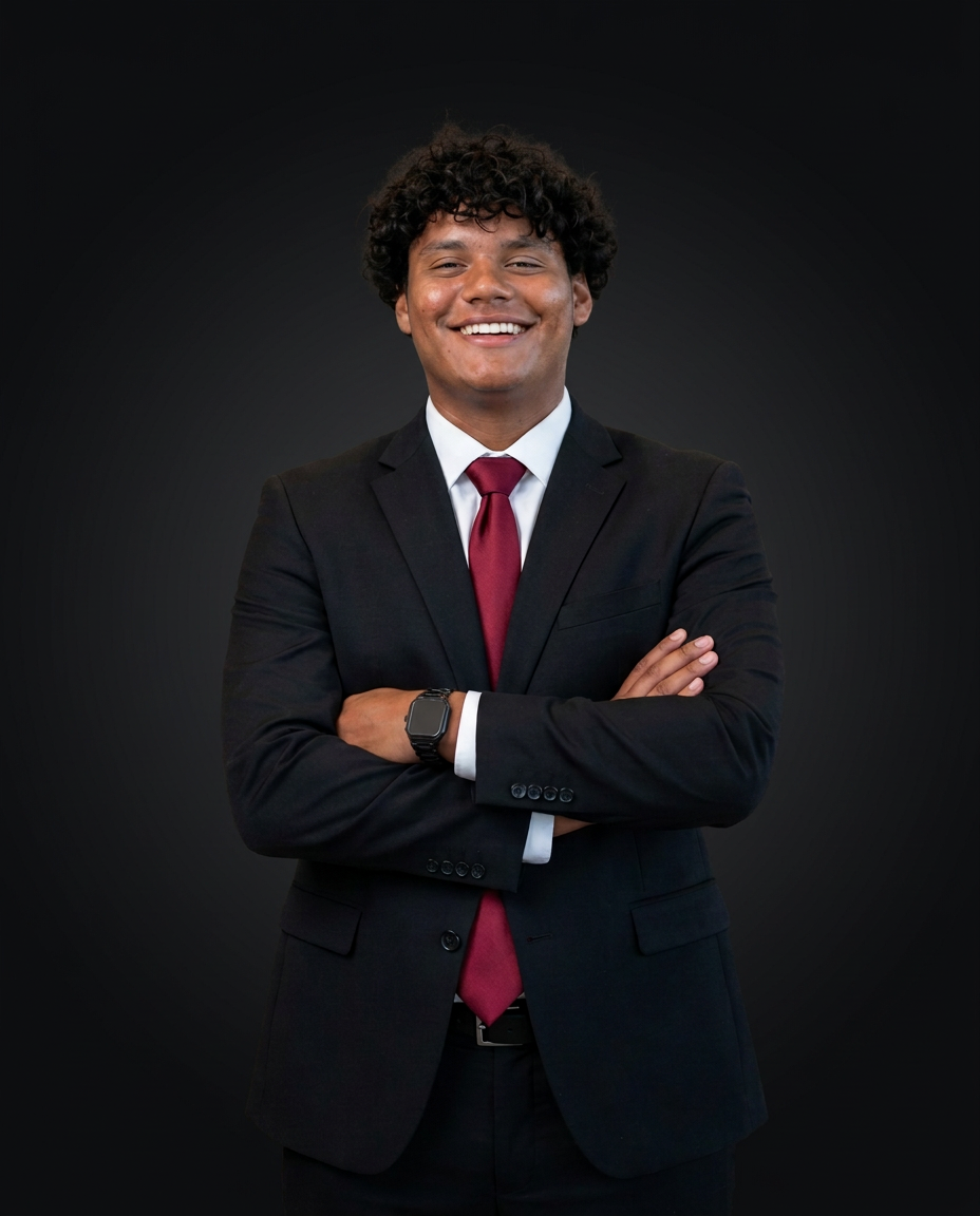 Tu especialista en carros, en traje profesional